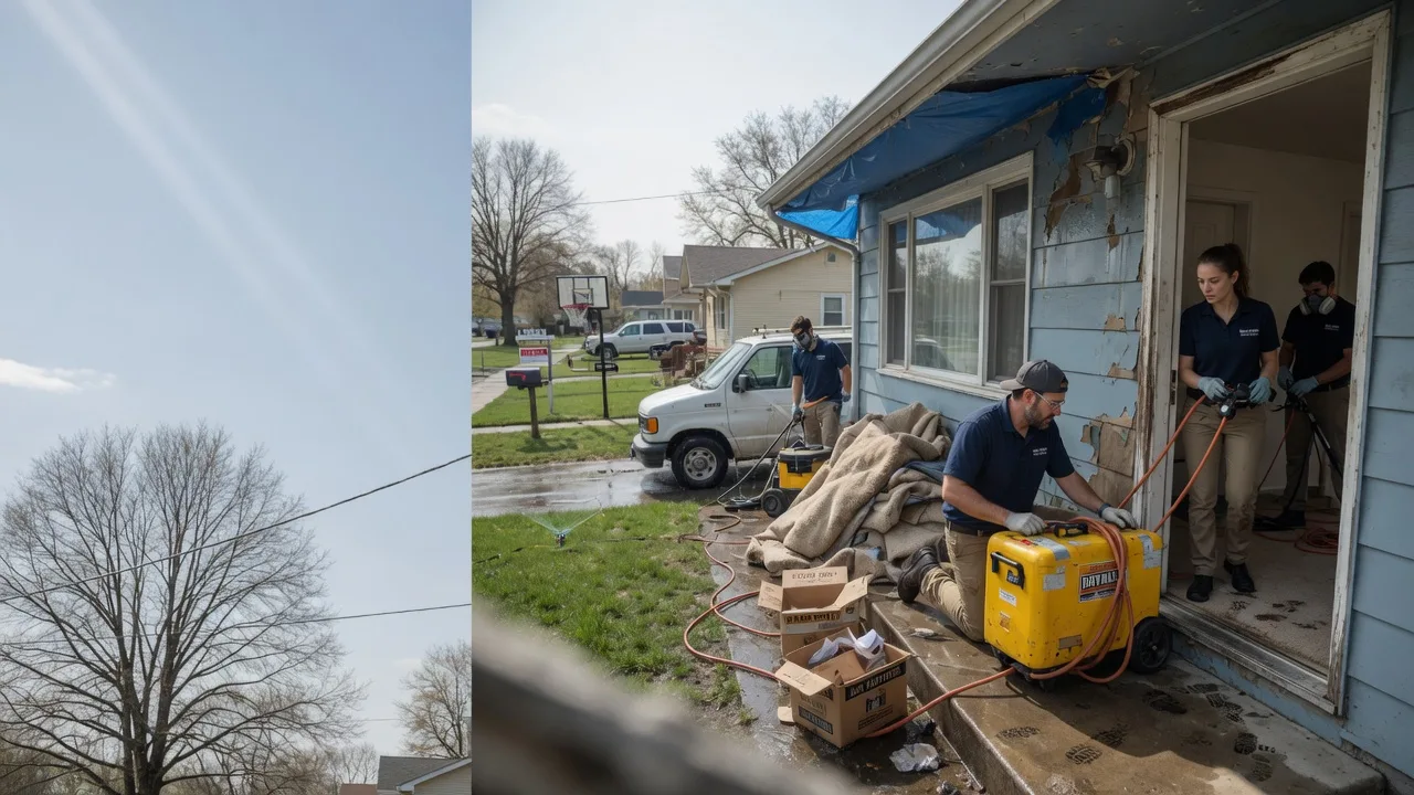 Basement Flood Cleanup in Valparaiso, IN near me